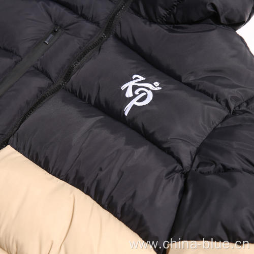 men's soft nylon with padding hood jacket
